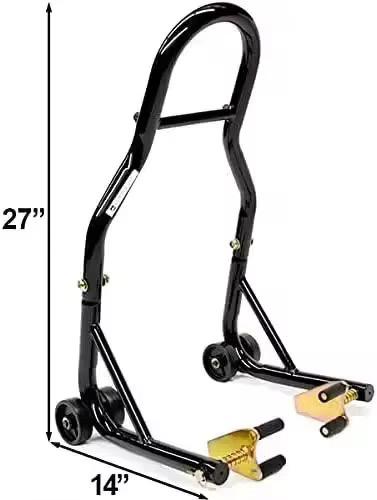 Adjustable Heavy Duty Front Wheel Lift Stand (850 LBS/385 Kg)