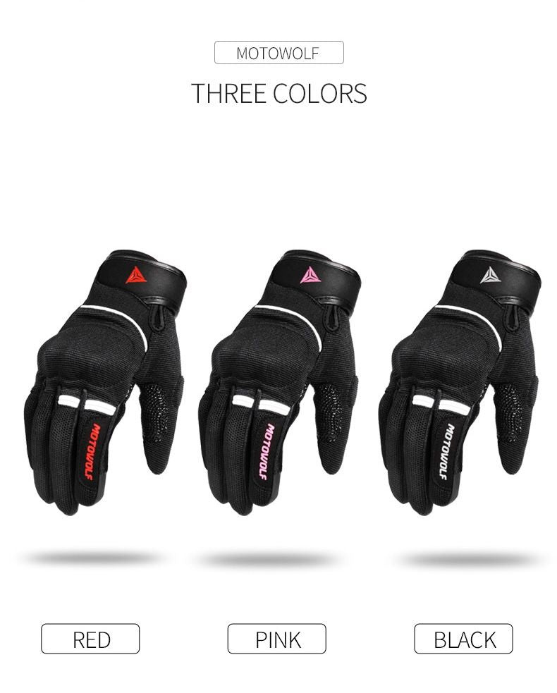 MOTOWOLF Unisex Gloves