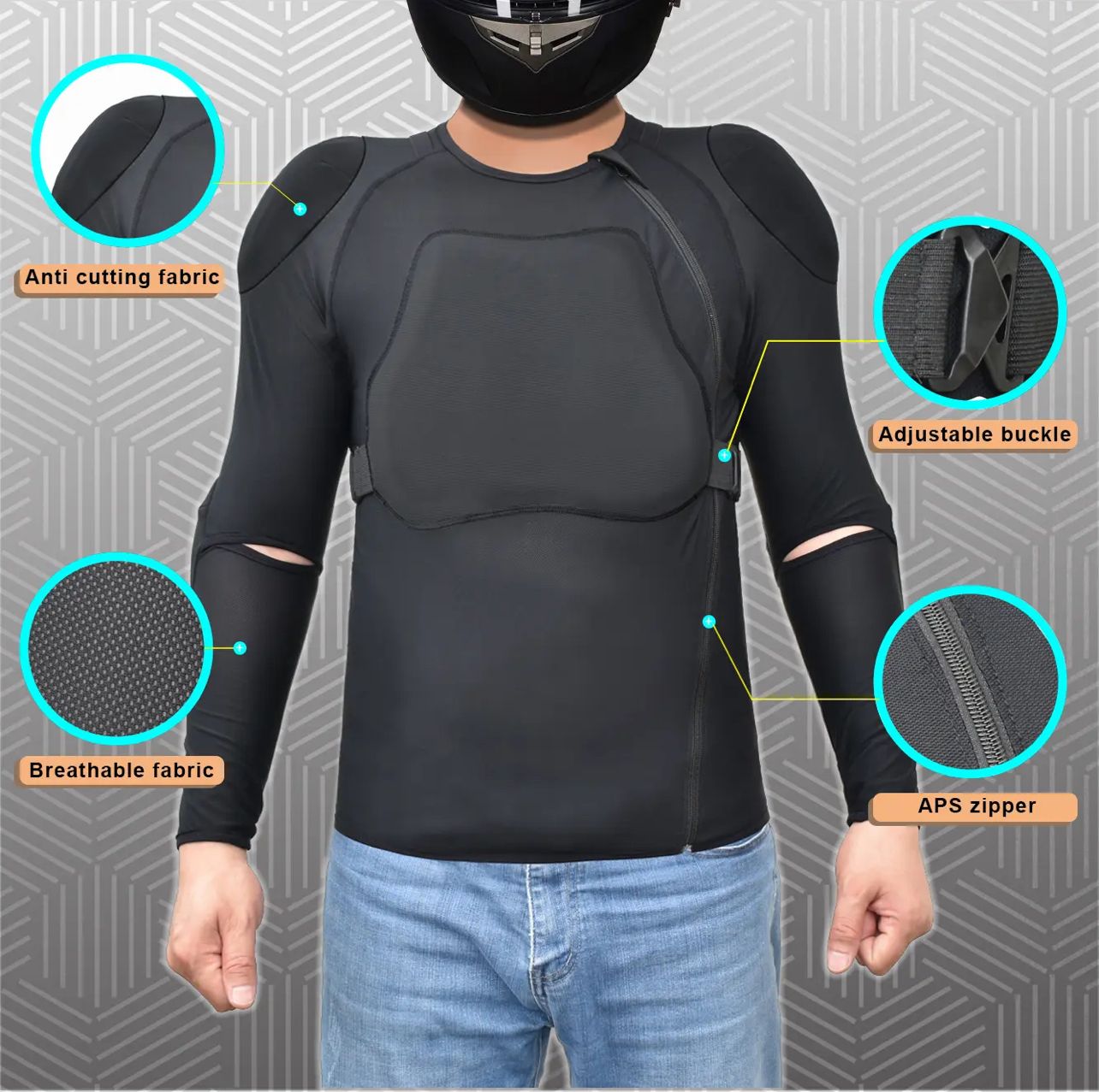 CE Certified Level 2 Motorcycle Body Armor